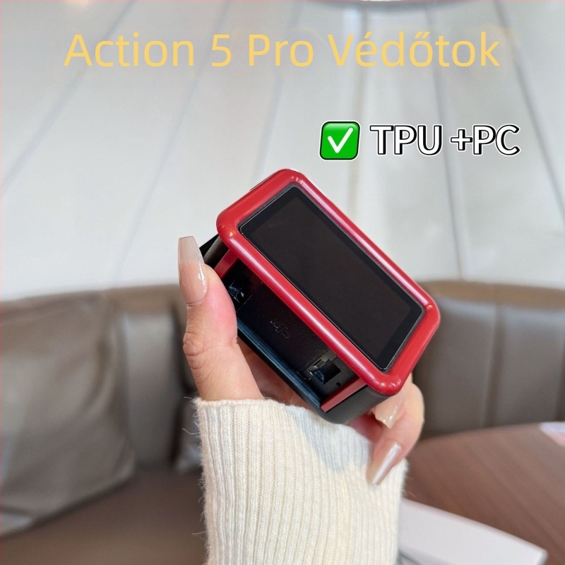 Feishuo szilikon védőtok Action5Pro-hoz – szilikon anyag, kompatibilis Action5Pro-hoz, logónyomtatás támogatott