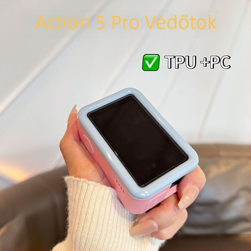 Feishuo szilikon védőtok Action5Pro-hoz – szilikon anyag, kompatibilis Action5Pro-hoz, logónyomtatás támogatott
