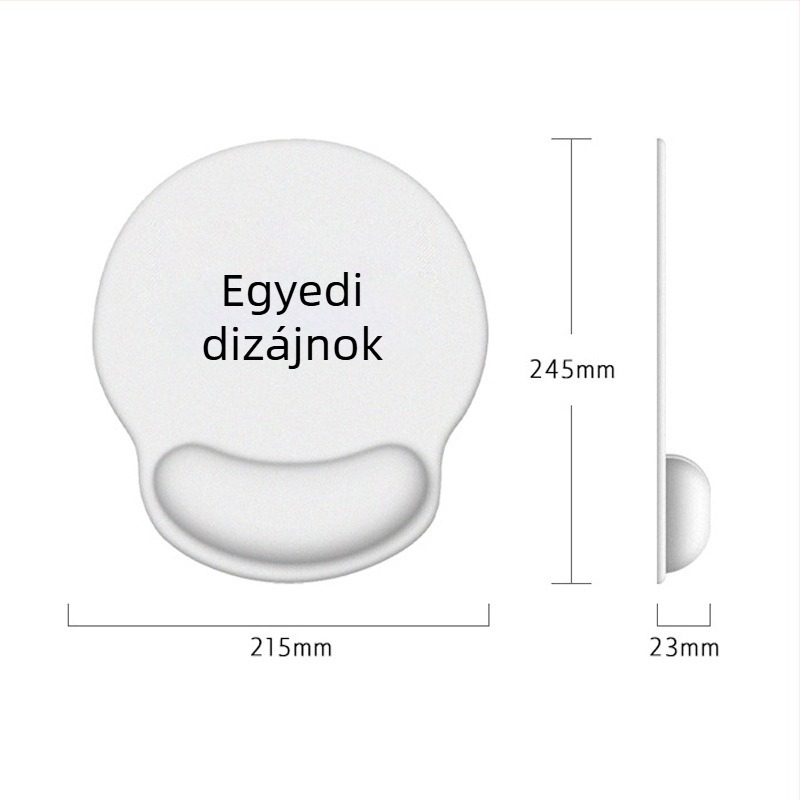 Szilikon csuklótámaszos egérpad számítógéphez és irodába, uniszex, egyedi tervezés