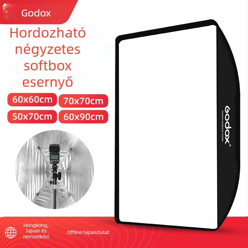 God Cow Ernyő Típusú Lágyfény Doboz, Hordozható Portréfotózásra