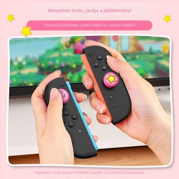 Switch 2 szilikon joystick sapkák, márka Good value, anyag: szilikon, gyártás: kompressziós vulkanizálás