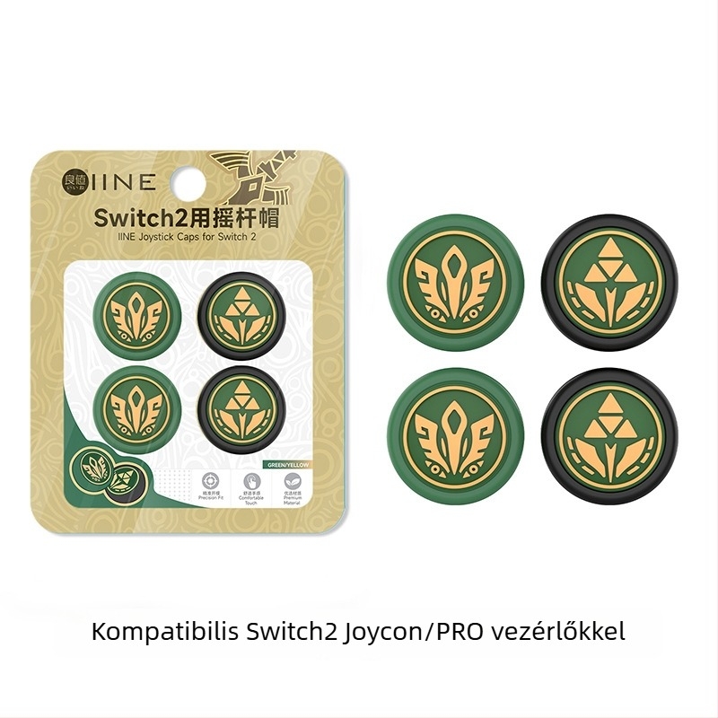 Switch 2 szilikon joystick sapkák, márka Good value, anyag: szilikon, gyártás: kompressziós vulkanizálás