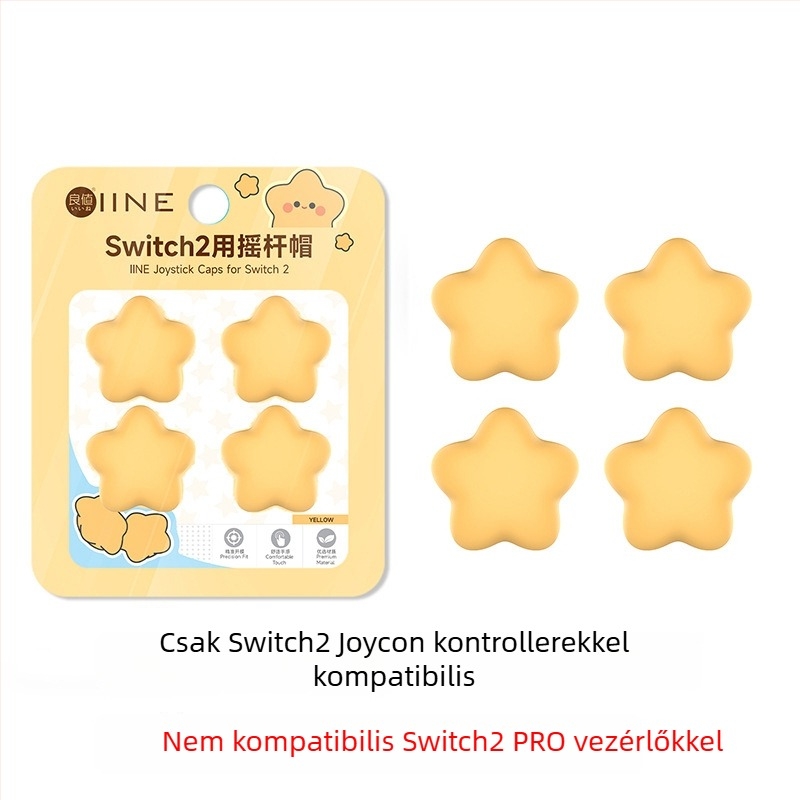 Switch 2 szilikon joystick sapkák, márka Good value, anyag: szilikon, gyártás: kompressziós vulkanizálás