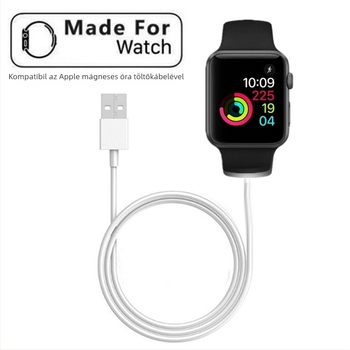 Apple Watch mágneses vezeték nélküli töltő - QC2.0, 600 mA, 5W