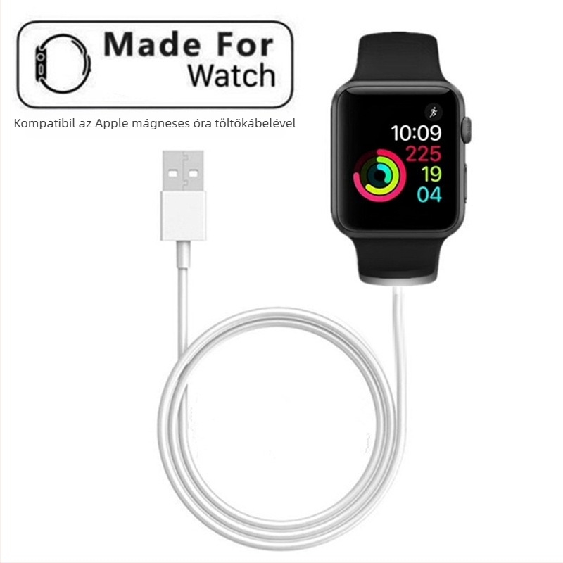 Apple Watch mágneses vezeték nélküli töltő - QC2.0, 600 mA, 5W