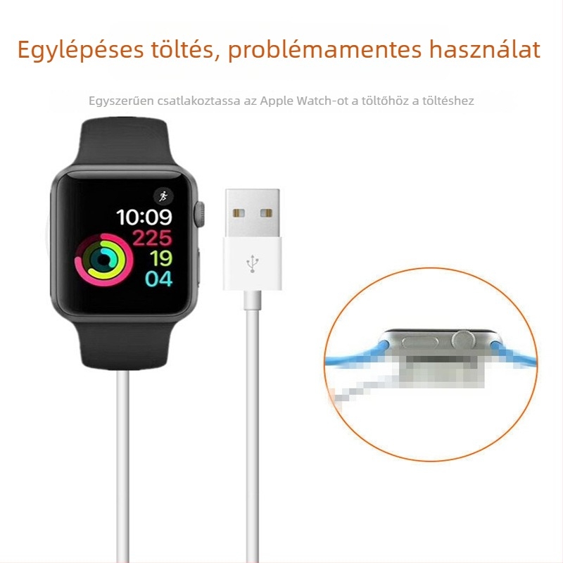 Apple Watch mágneses vezeték nélküli töltő - QC2.0, 600 mA, 5W