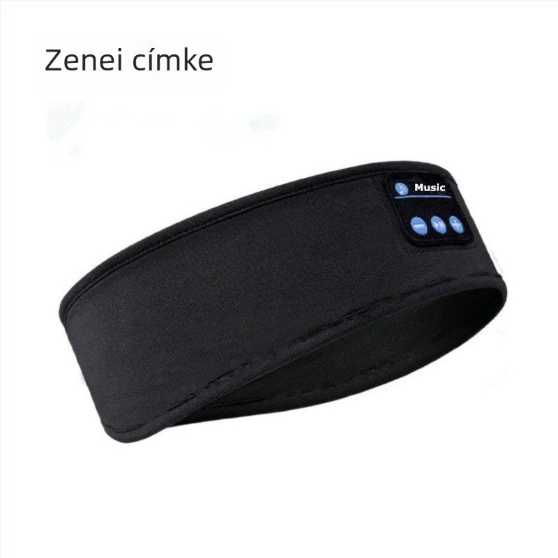 Bluetooth fejkendő alvó fejhallgató szemmaszkkal — vezeték nélküli sztereó, Bluetooth 5.4, 15 m hatótáv, 8+ óra akkumulátor, hívások és zene