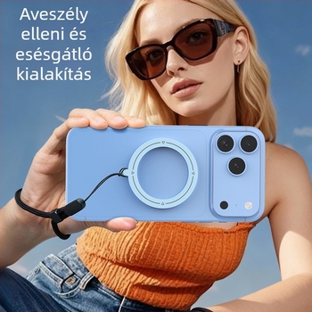 MagSafe csuklópánt dupla mágneses rögzítéssel, univerzális modell, fémszerkezet, testreszabási lehetőség