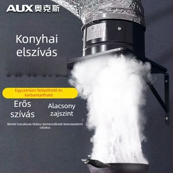 Konyhai szellőztető ventilátor AUX-APK20, függő szerelés, 220V, 85W, mechanikus kapcsolás