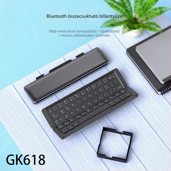 Geyes GK618 Bluetooth összecsukható billentyűzet alumíniumötvözetből