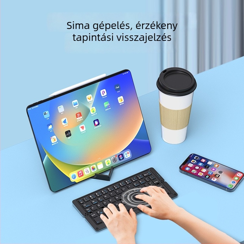 Geyes GK618 Bluetooth összecsukható billentyűzet alumíniumötvözetből
