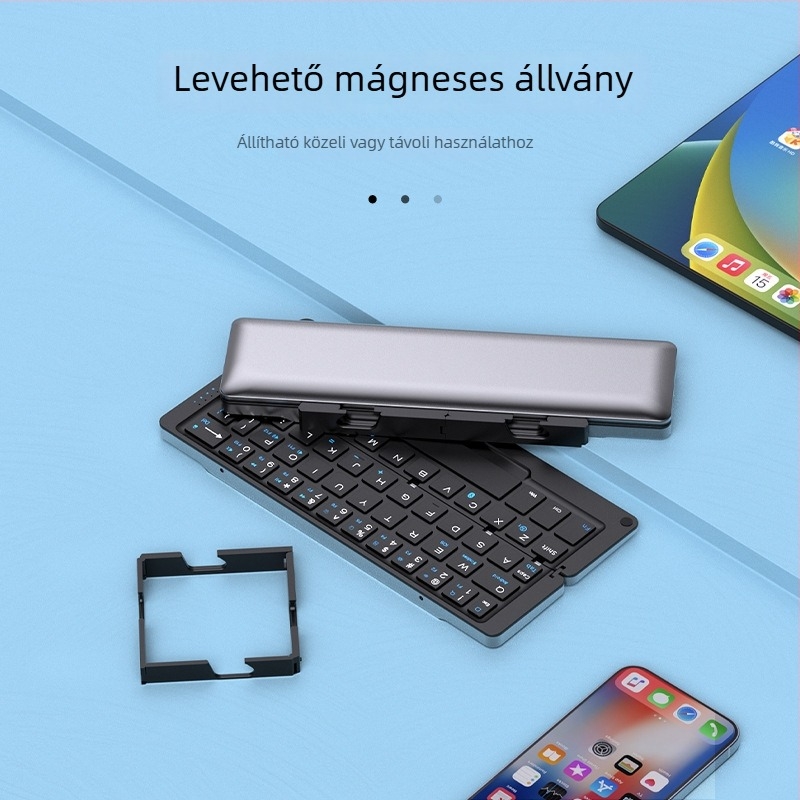 Geyes GK618 Bluetooth összecsukható billentyűzet alumíniumötvözetből