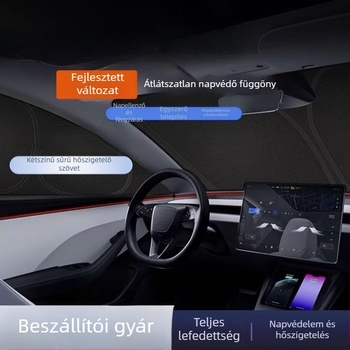 Xiaomi SU7 autóhoz készült napvédő függöny – első és oldalsó ablakokra, szilikon, snap-in telepítés