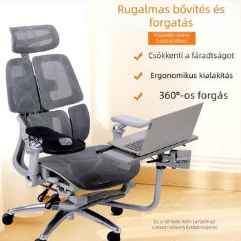 Emelő típusú ergonómikus billentyűzet- és egérállvány, magas széntartalmú acélból, univerzális kompatibilitás