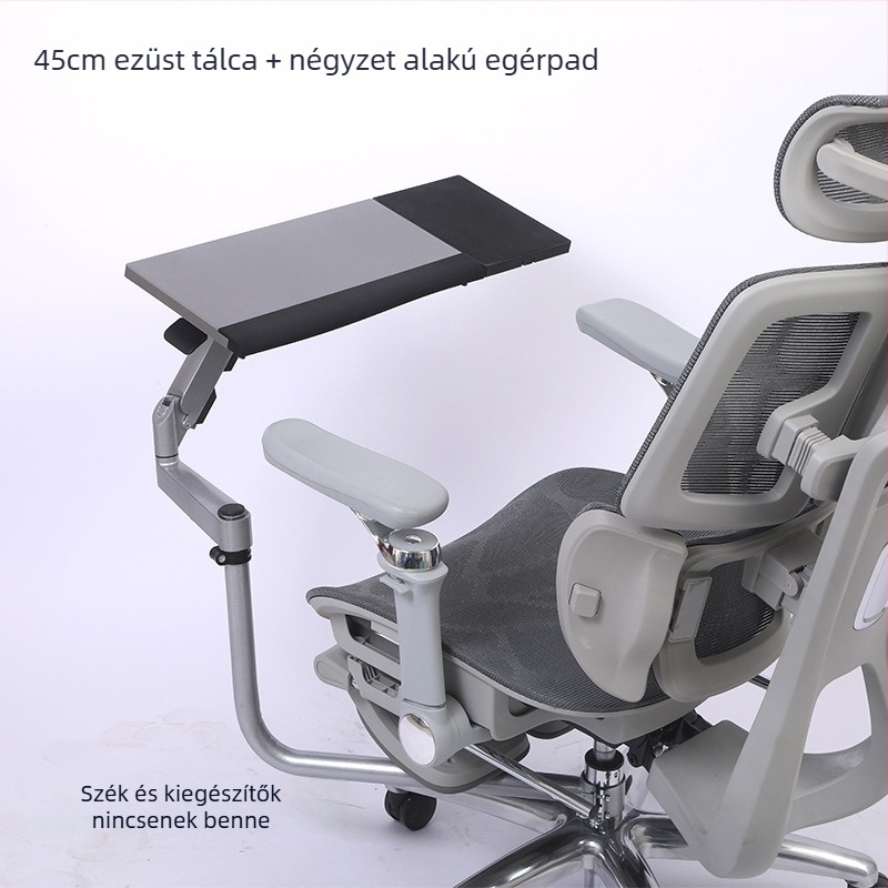 Emelő típusú ergonómikus billentyűzet- és egérállvány, magas széntartalmú acélból, univerzális kompatibilitás