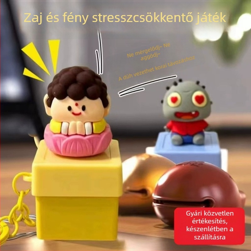 Gumis kulcstartó modern művészet-stílusban, ajándék barátoknak és kollégáknak