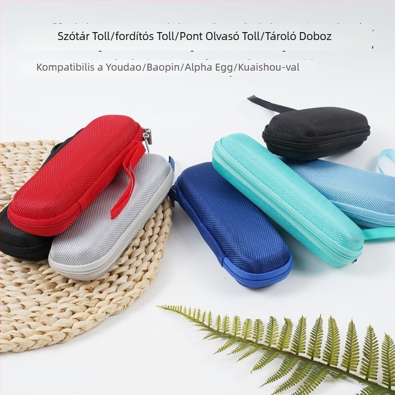 EVA tolltartó a szótár, fordítás, olvasás és Bluetooth felvétel tollak számára — téglalap alakú, forrópréses, raktáron