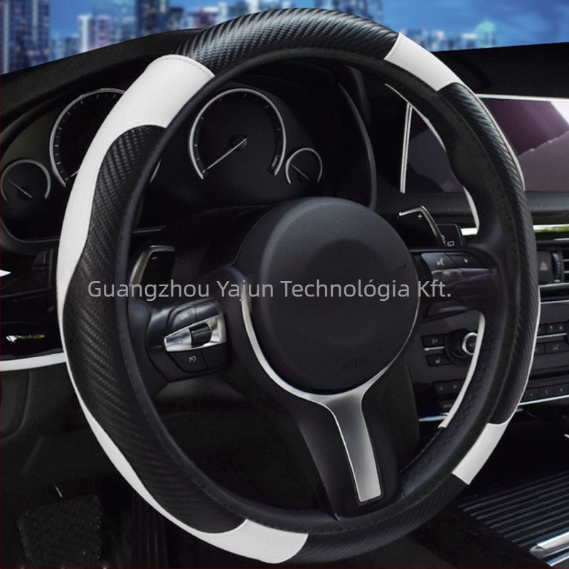 Autó kormánykeréktakaró, felület műbőr, egész éves használatra, univerzális szerelés