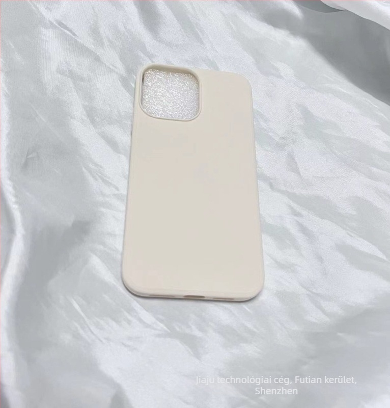 Magas minőségű szilikon tok Apple telefonokhoz nagy objektívű kamerával, matt felület, hőelvezetés, kopásállóság, ütésállóság, ujjlenyomat-mentes