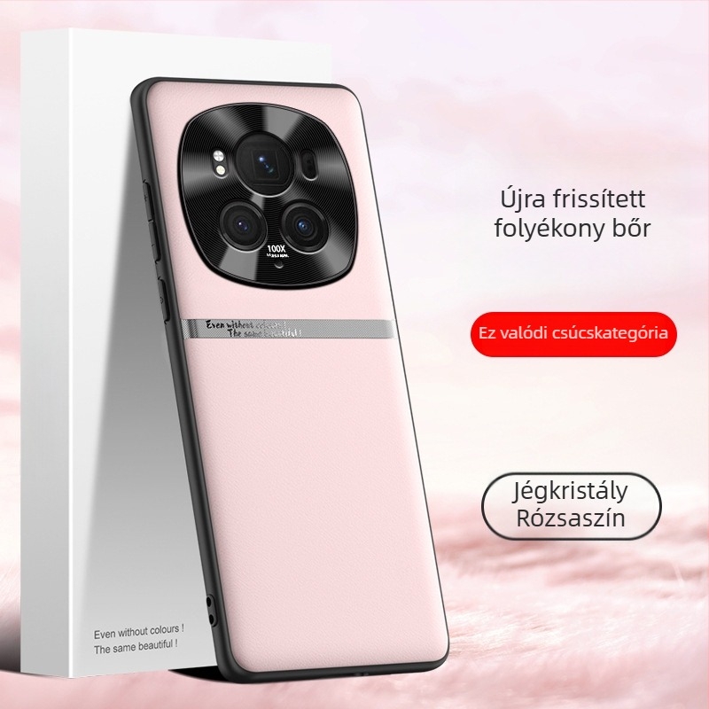 Honor Magic6Prohoz készült folyékony bőrtok, TPU teljes védelem, ütésálló, könnyű luxus