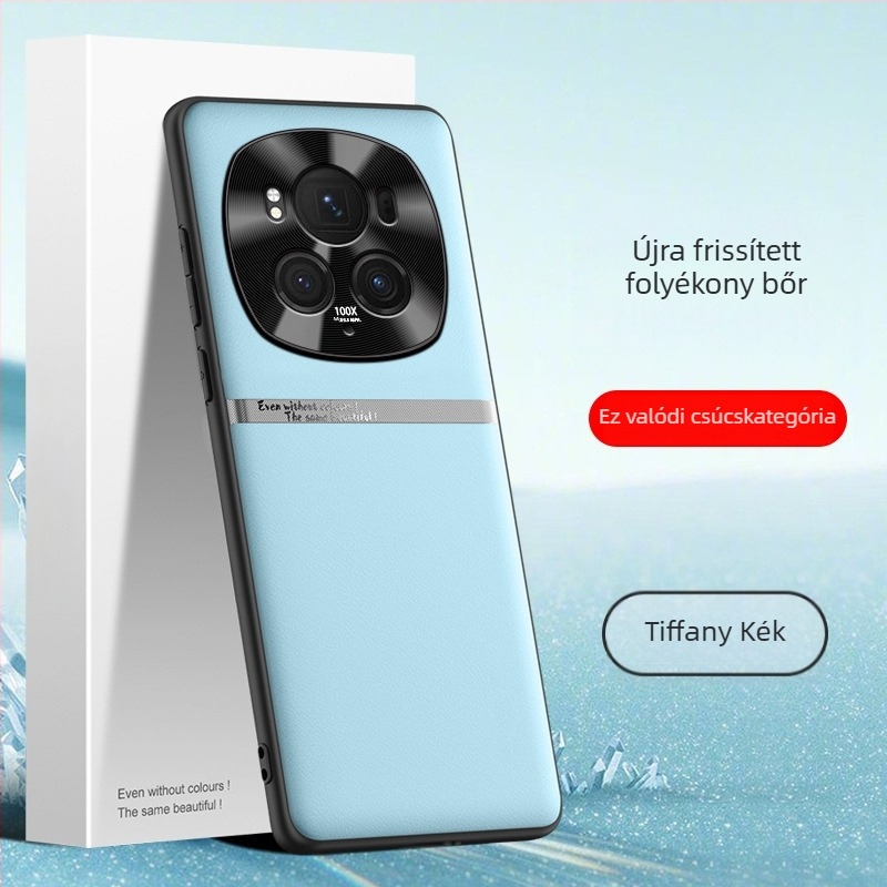 Honor Magic6Prohoz készült folyékony bőrtok, TPU teljes védelem, ütésálló, könnyű luxus