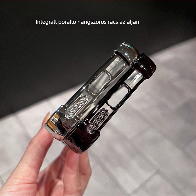 Átlátszó védőtok Huawei Pura70 Pro és Honor Magic6 készülékekhez, négy sarkú légzsákkal, teljes lefedettségű elektroplatált felülettel