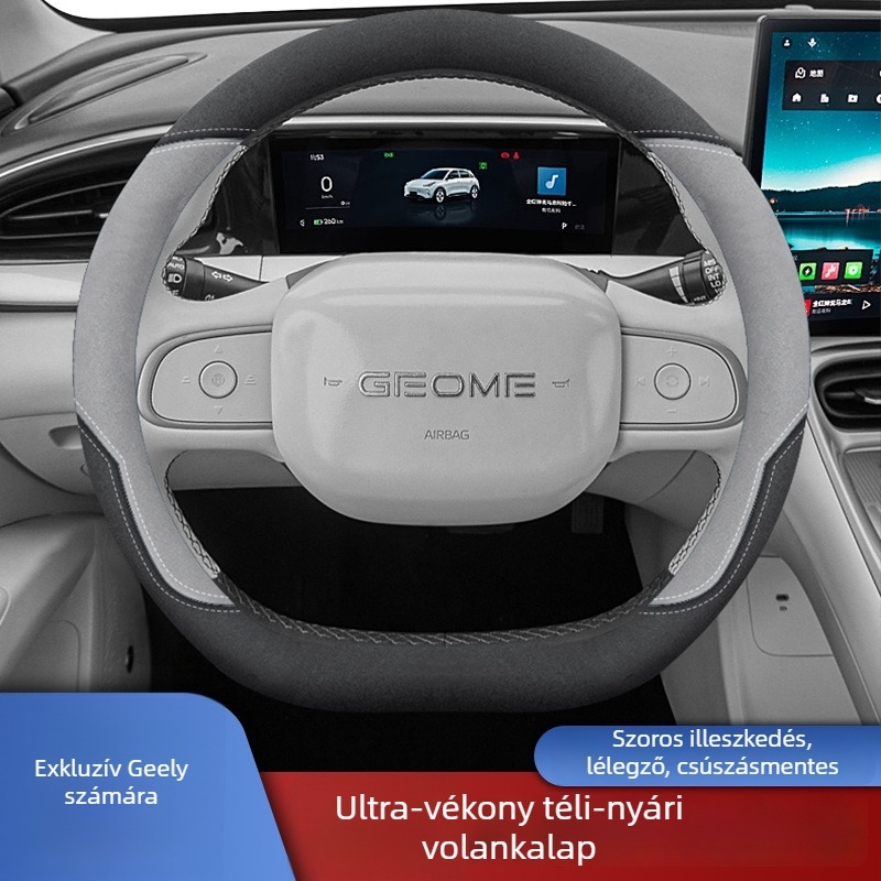 Kormányhuzat - Velúr felület, Csúszásmentes, Egész évben használható, Dedikált illesztés