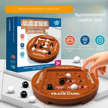Két játékos: logikai sakk Go-ihletésű agytornás társasjáték – műanyagból, márka KQT; korosztály 4–6, 7–14, 15–35