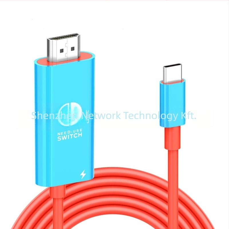 Switch/Nintendo Type-C HDMI adapter kábel, 4K30Hz, 16‑magos chip, pb-11-1