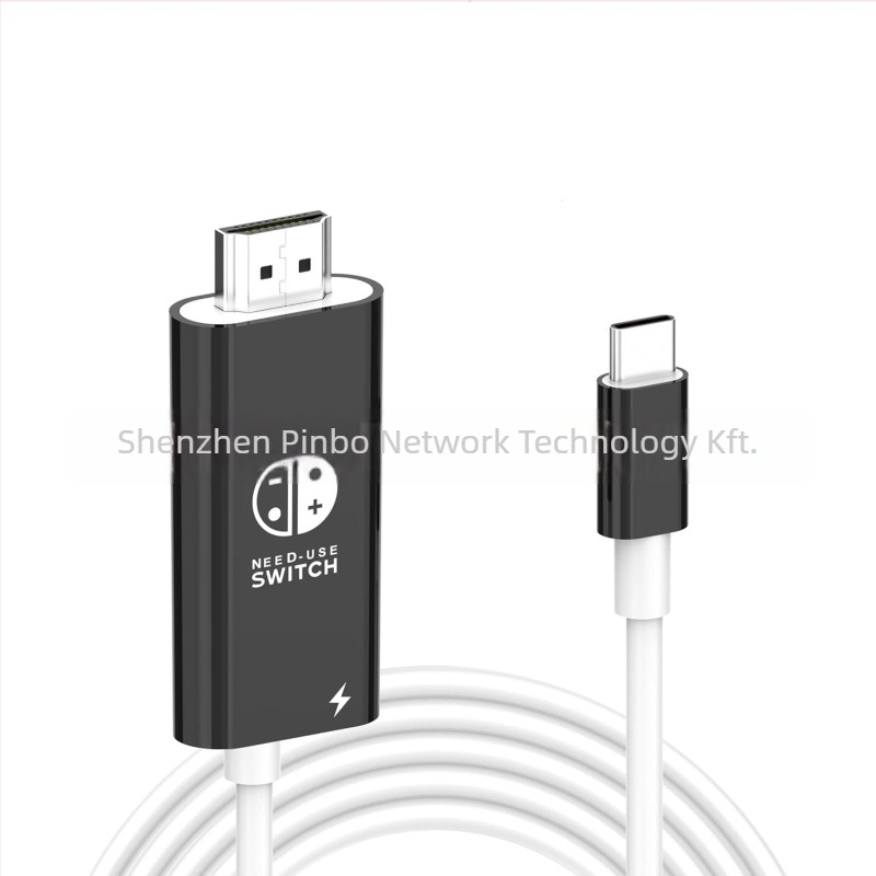 Switch/Nintendo Type-C HDMI adapter kábel, 4K30Hz, 16‑magos chip, pb-11-1
