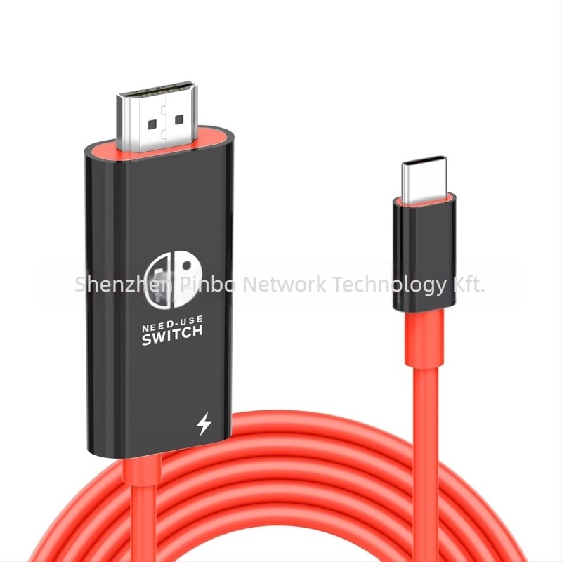 Switch/Nintendo Type-C HDMI adapter kábel, 4K30Hz, 16‑magos chip, pb-11-1