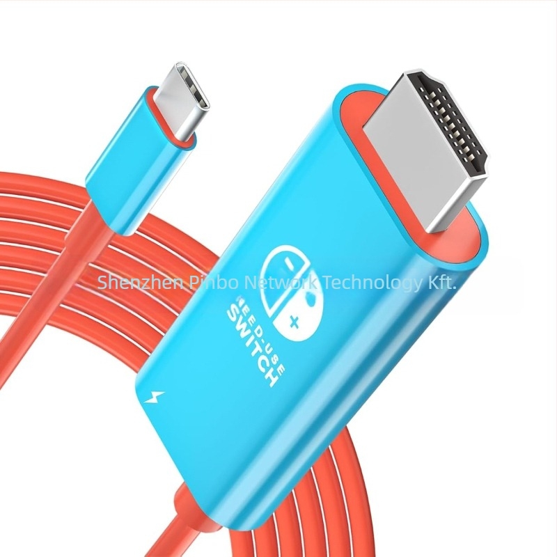 Switch/Nintendo Type-C HDMI adapter kábel, 4K30Hz, 16‑magos chip, pb-11-1