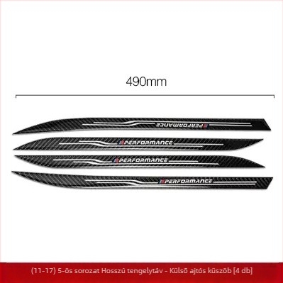 BMW ajtó küszöbvédő – valódi szénszálas megjelenés, karcolás- és kopásálló