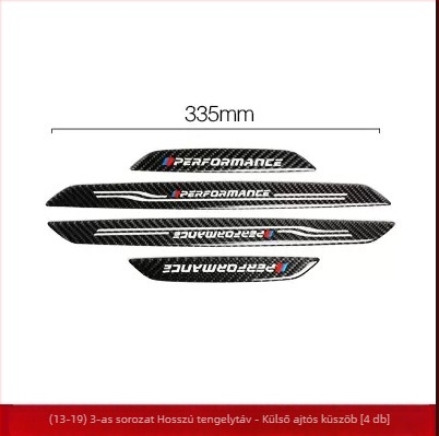 BMW ajtó küszöbvédő – valódi szénszálas megjelenés, karcolás- és kopásálló