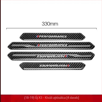 BMW ajtó küszöbvédő – valódi szénszálas megjelenés, karcolás- és kopásálló