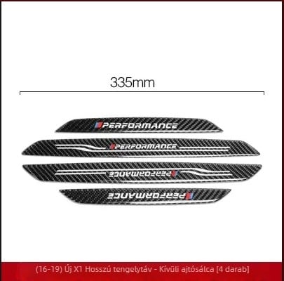 BMW ajtó küszöbvédő – valódi szénszálas megjelenés, karcolás- és kopásálló