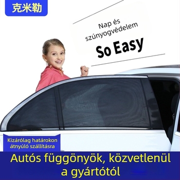 Autómosó háló a szúnyogok ellen – nejlon háló, egyszerű stílus, univerzális illeszkedés, háló mintázat, ragasztással történő telepítés, Márka KEMILLE