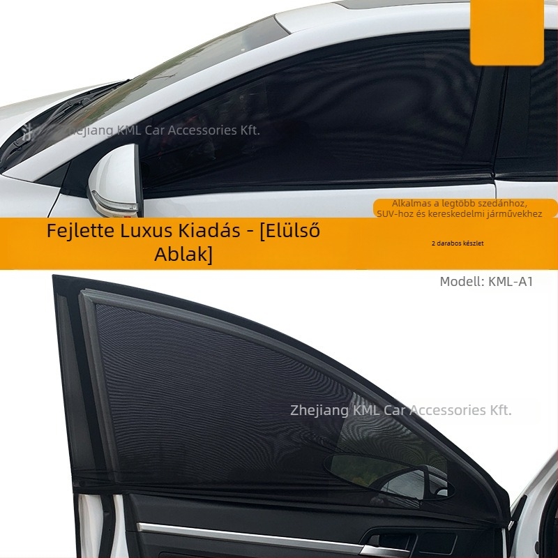 Autómosó háló a szúnyogok ellen – nejlon háló, egyszerű stílus, univerzális illeszkedés, háló mintázat, ragasztással történő telepítés, Márka KEMILLE