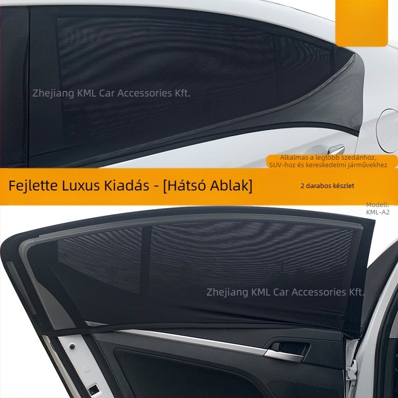 Autómosó háló a szúnyogok ellen – nejlon háló, egyszerű stílus, univerzális illeszkedés, háló mintázat, ragasztással történő telepítés, Márka KEMILLE