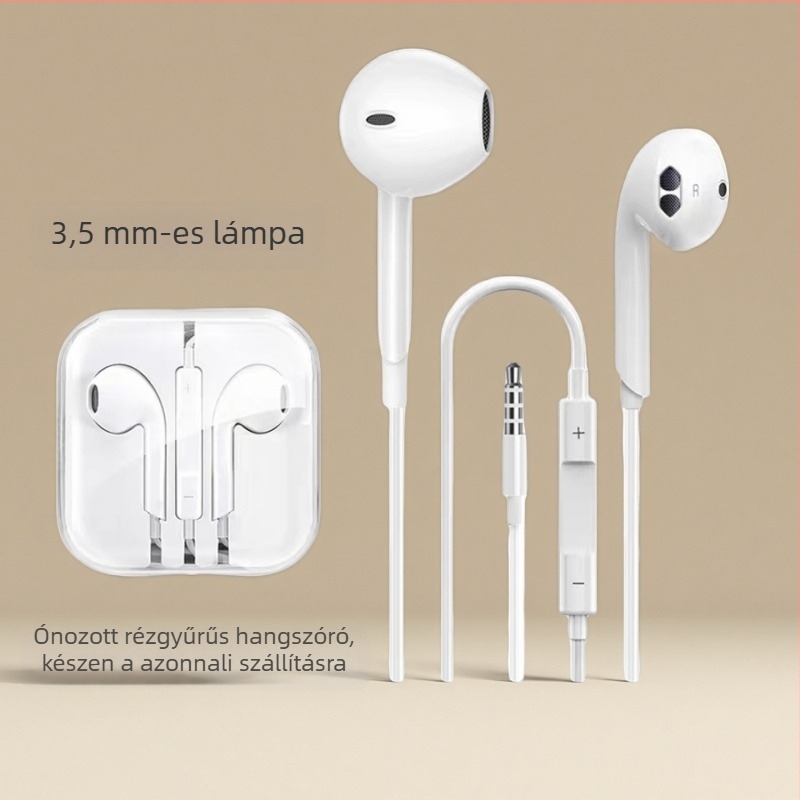 Vezetékes in-ear fülhallgatók Type-C interfésszel, plug-and-play, dinamikus meghajtó, 1,2 m kábel, kompatibil iOS és Android
