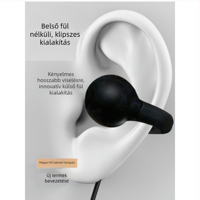 Kábeles fülhallgató az asztali számítógéphez, mikrofonnal, 3,5 mm-es jack