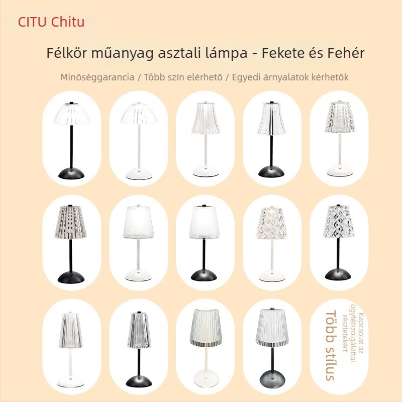 Íróasztali lámpa, félkör modell, vas művészeti kivitel, testreszabható, hálószobai éjjeli lámpa