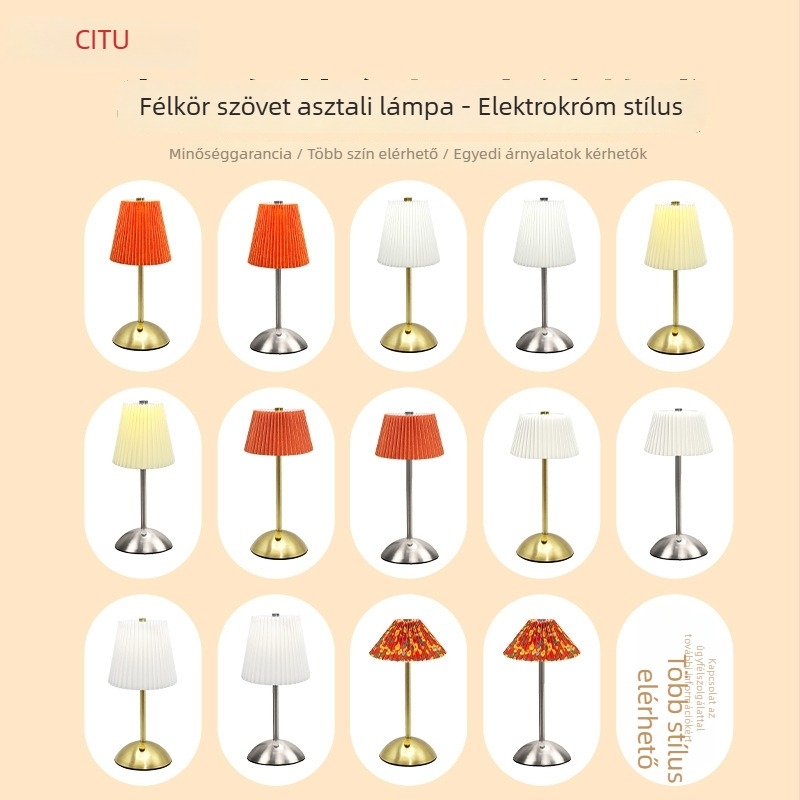 Íróasztali lámpa, félkör modell, vas művészeti kivitel, testreszabható, hálószobai éjjeli lámpa