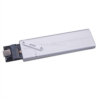 Nothing MCA3512 USB 3.1 Type-C M.2 NVMe/NGFF külső SSD tok Gen2, NVMe/AHCI kettős protokollal, akár 4 TB-ig, 10 Gbps
