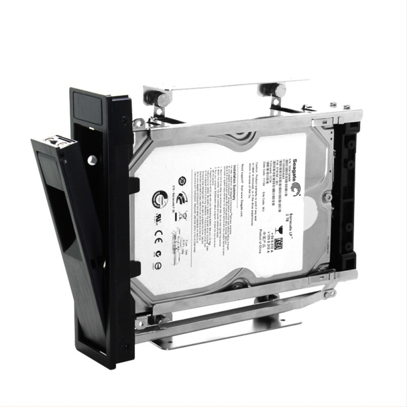 Csavarmentes, eszközmentes telepítésű merevlemez-kinyitó állvány – fém váz, modell HDD314, Shuolitai SEATAY