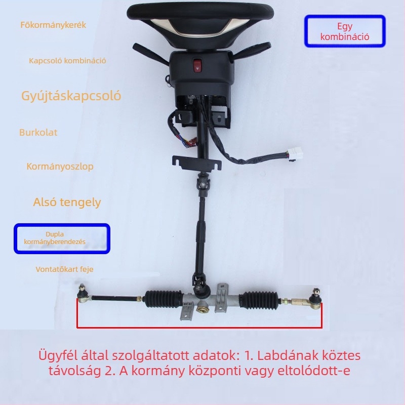 Elektronikus négykerekű jármű irányító rendszer - Irányítómű módosítás forkliftek, dömper autók és söprő gépek számára (Kategória: Other; Anyag: Other; Feszültség: Other; Márka: Other)