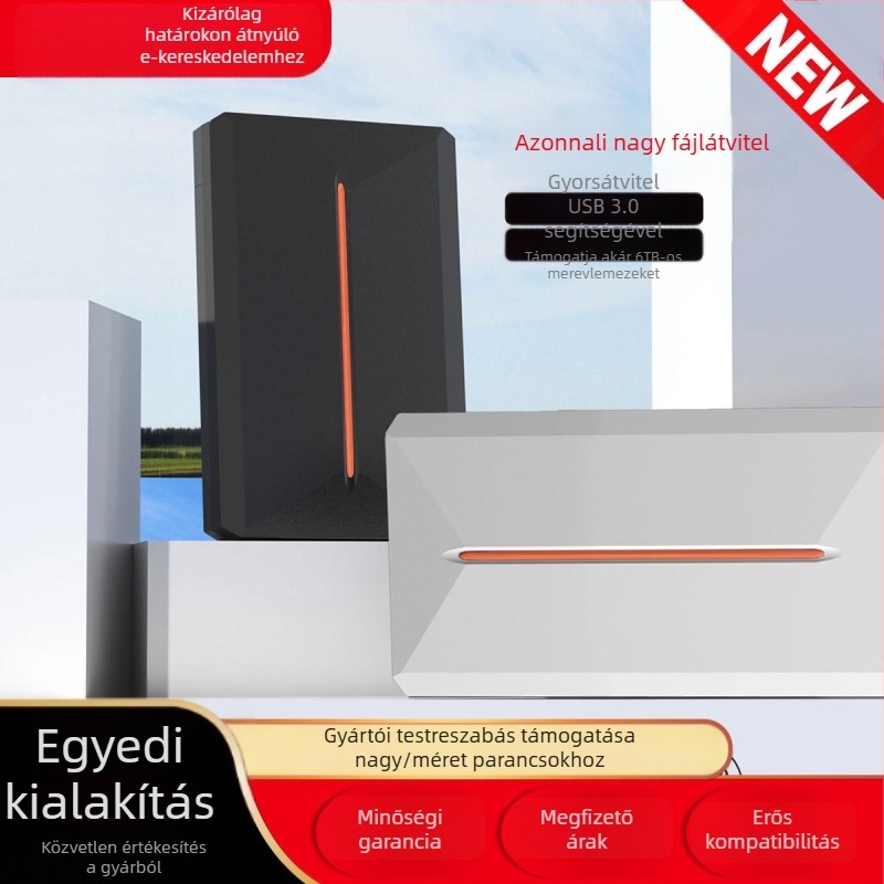 Chuang Zhenlong 2526 USB 3.0–SATA külső merevlemez-ház, ABS műanyag, támogatja akár 6TB