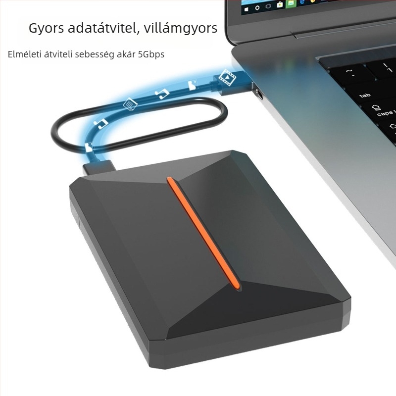 Chuang Zhenlong 2526 USB 3.0–SATA külső merevlemez-ház, ABS műanyag, támogatja akár 6TB