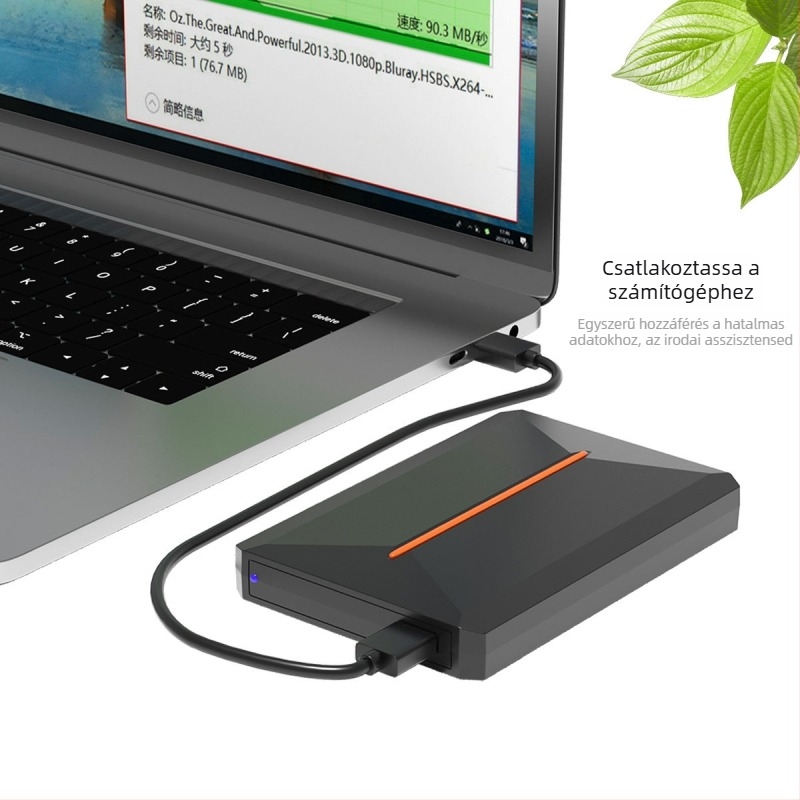 Chuang Zhenlong 2526 USB 3.0–SATA külső merevlemez-ház, ABS műanyag, támogatja akár 6TB