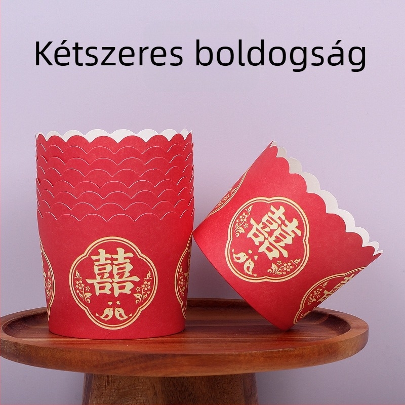 Muffinpapírlapok sütéshez – laminált, PET bevonat, 170 g/m², Jiang xiaopei